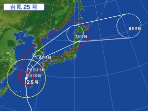 台風２５号